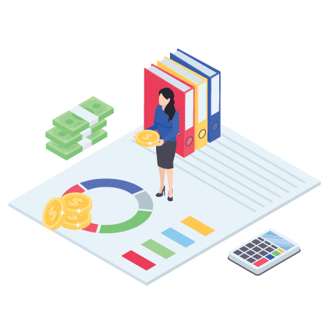 Illustration of business partnership opportunity